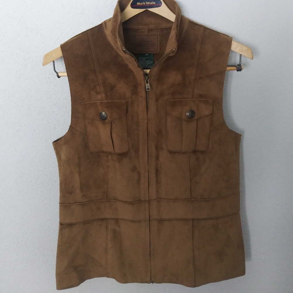 Faux Suede vest